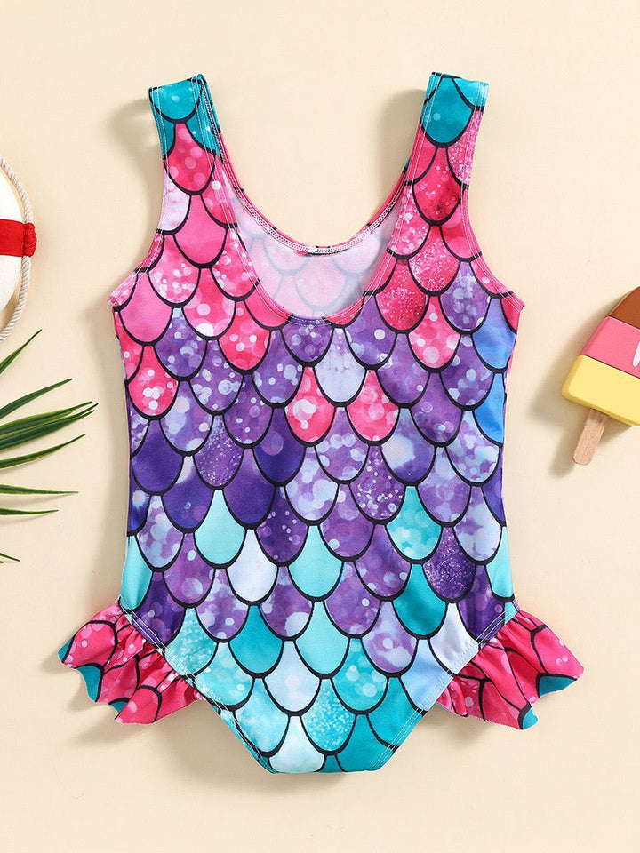 YK Infant Girls Printed Sleeveless Bodysuit