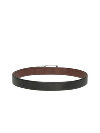 Teakwood Leathers Men Textured Leather Reversible Formal Belt