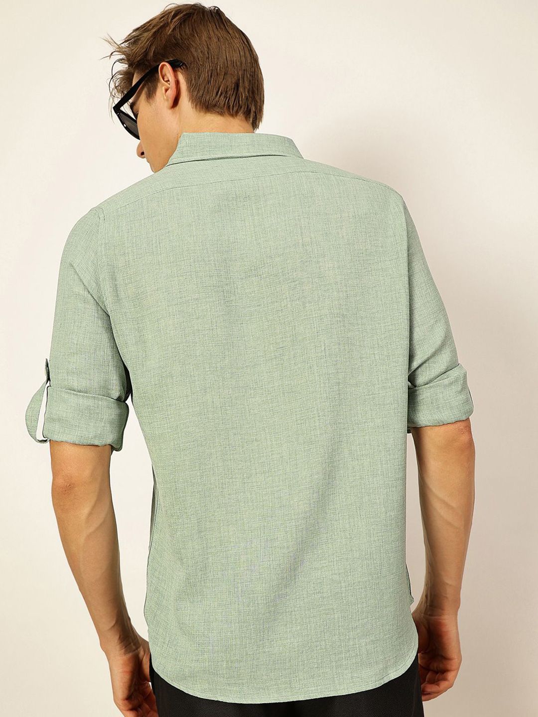 Thomas Scott Men Slim Fit Button-Down Collar Casual Shirt