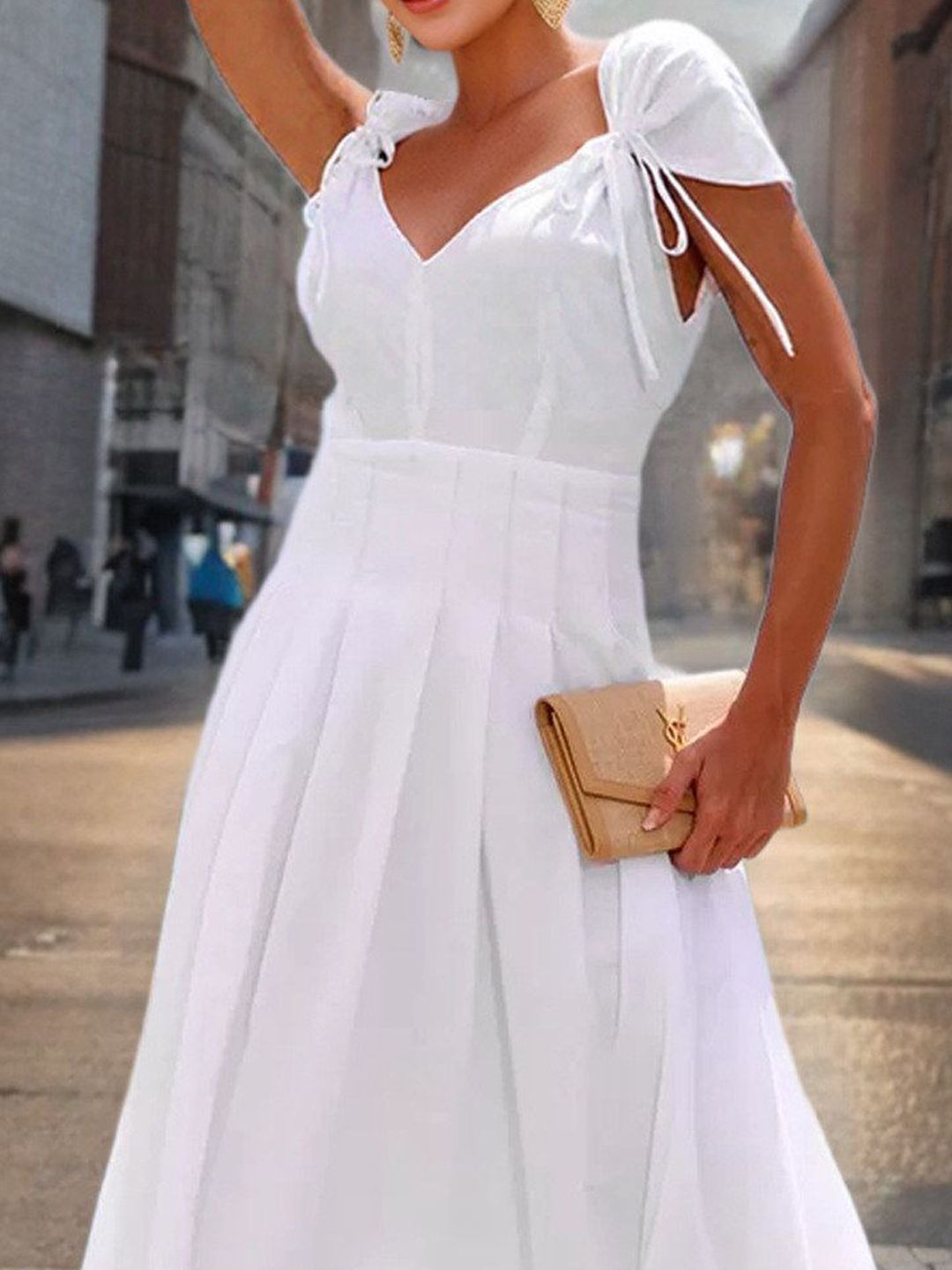 all about you Women Fit & Flare Midi Dress