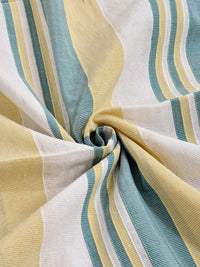Myntra Elegant Homes Green Striped Pure Cotton Double Bedcover With 2 Pillow Cover