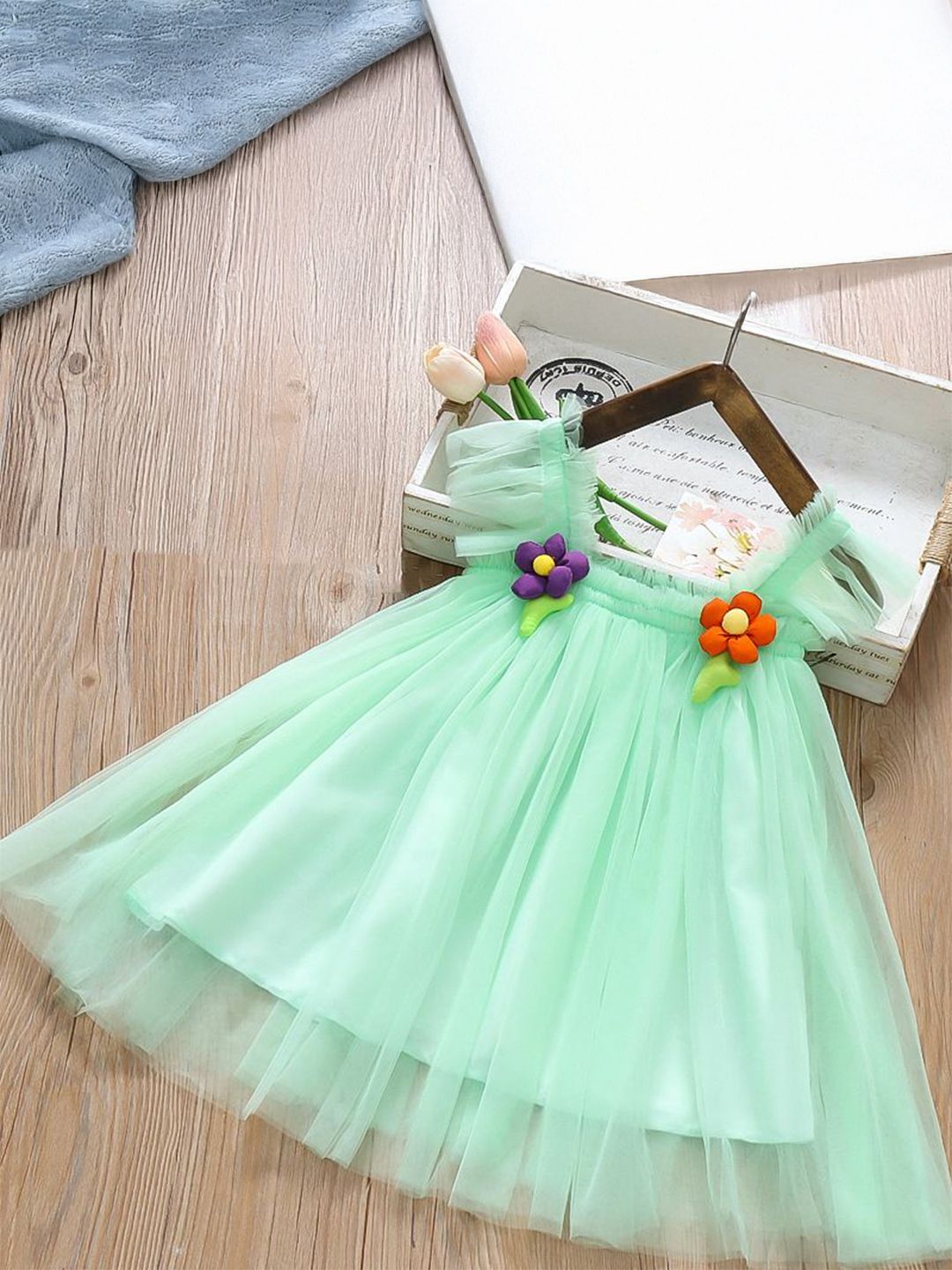 YK Girls A-Line Dress