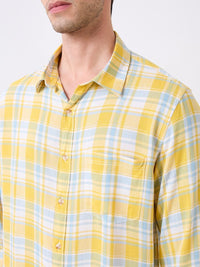 SPYKAR Men Slim Fit Opaque Checked Casual Shirt