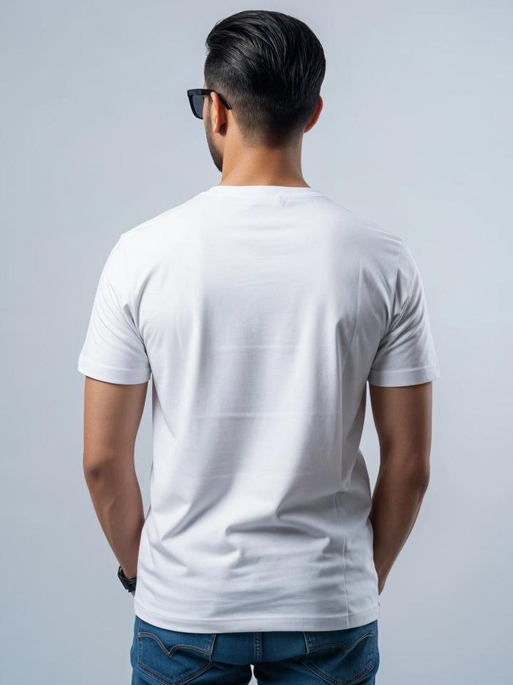 ADRO Men White Tshirts