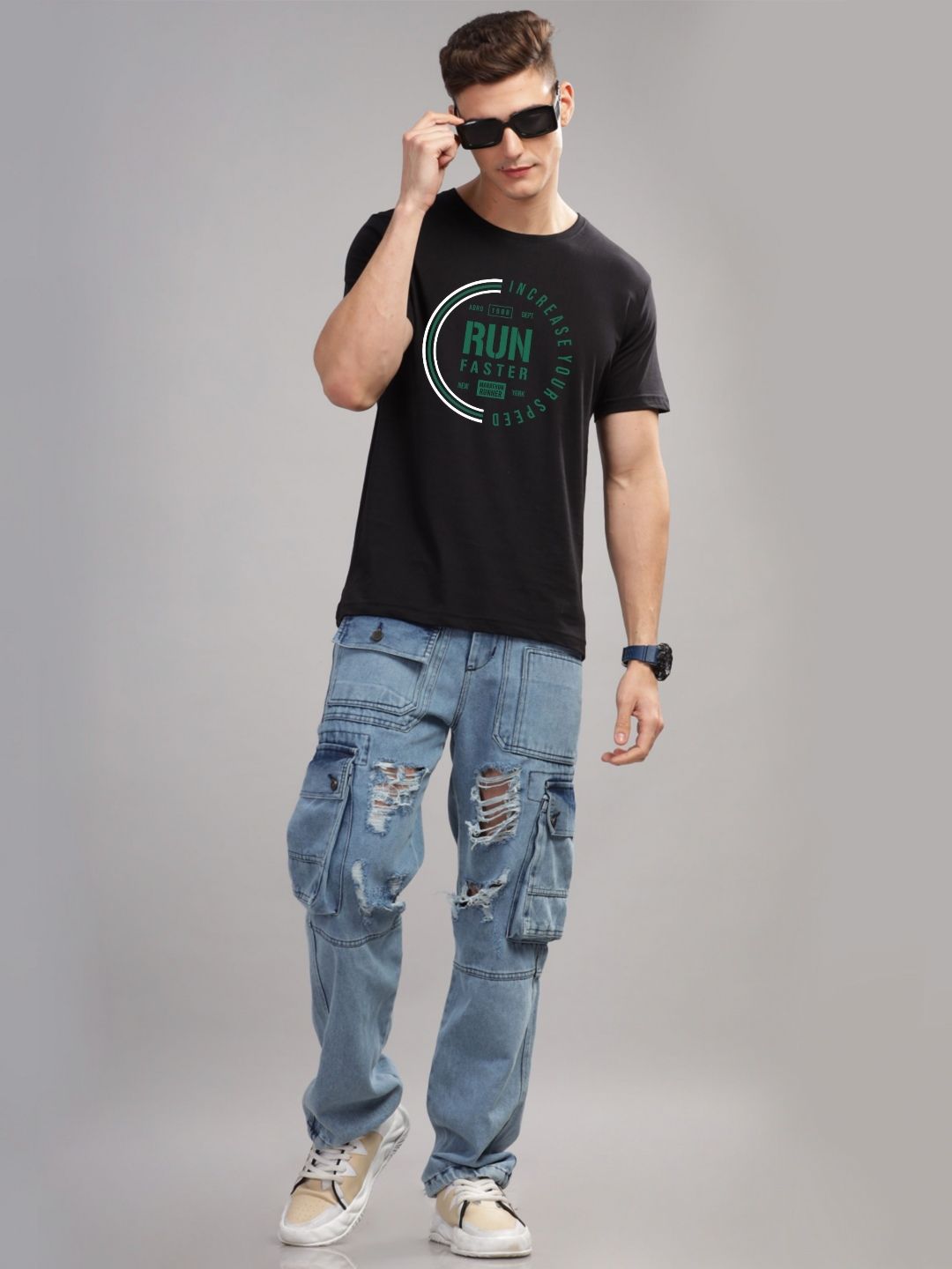 ADRO Men Printed T-shirt