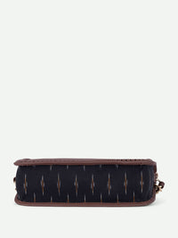ZOUK Ikat GreRe Printed Baguette Handheld Bag