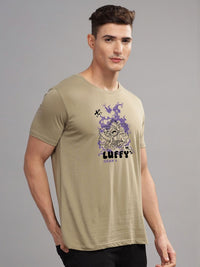 ADRO Men Typography Printed Applique T-shirt