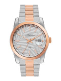 Sambungan Perancis Lelaki Dial & Gelang Gelang Keluli Tahan Karat Tali Analog Watch FCH14RTM