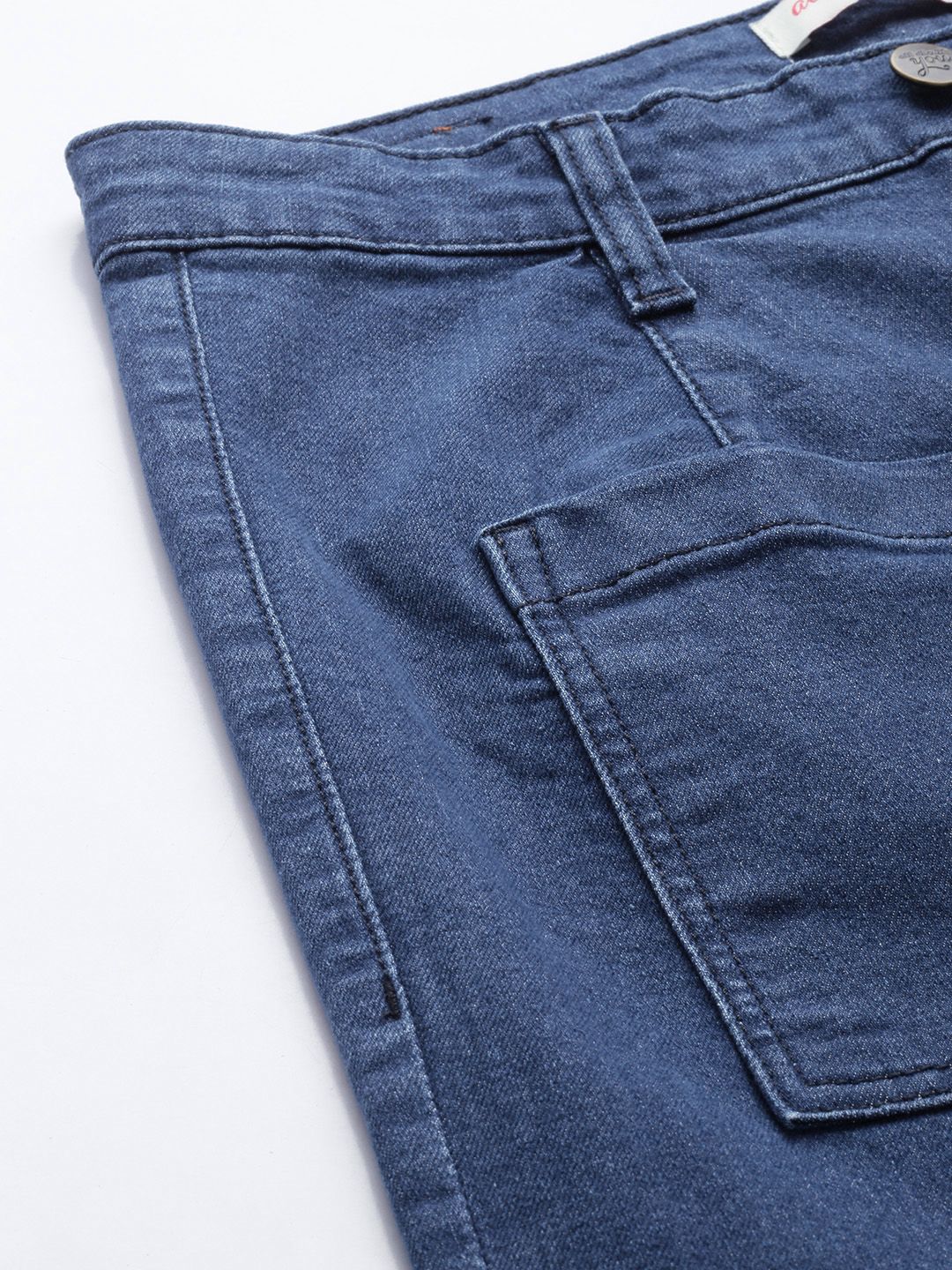 all about you Women Wide Leg High-Rise Light Fade Stretchable Jeans