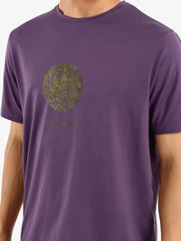 RARE RABBIT Men Typography Printed Round Neck Cotton T-shirt