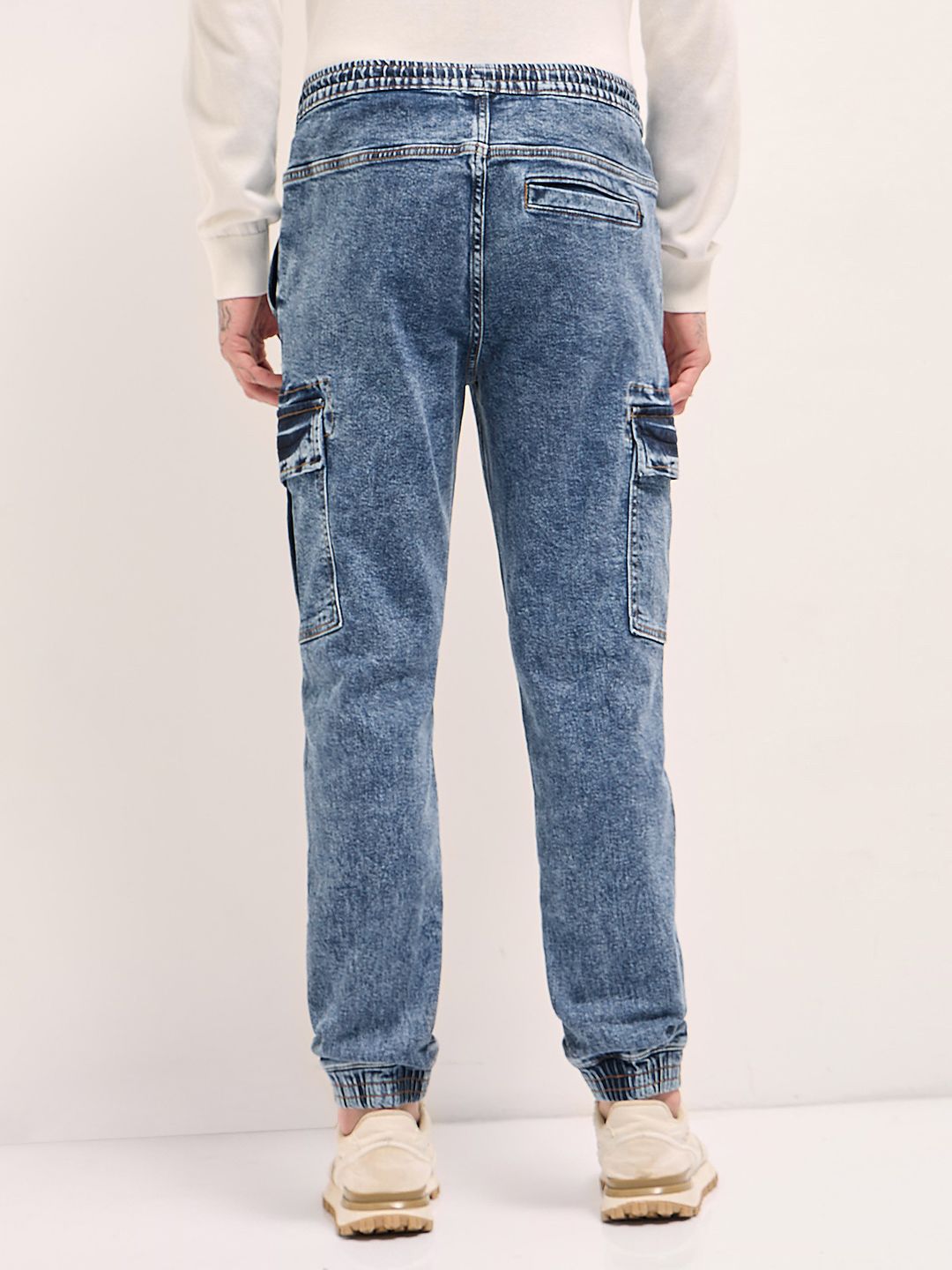 THE BEAR HOUSE Men Cotton Slim Fit Light Fade Stretchable Jeans