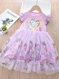YK Floral Fit & Flare Dress