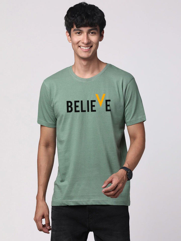 Pek ADRO Lelaki dengan 3 T-shirt Kapas Leher Bulat Bercetak Grafik