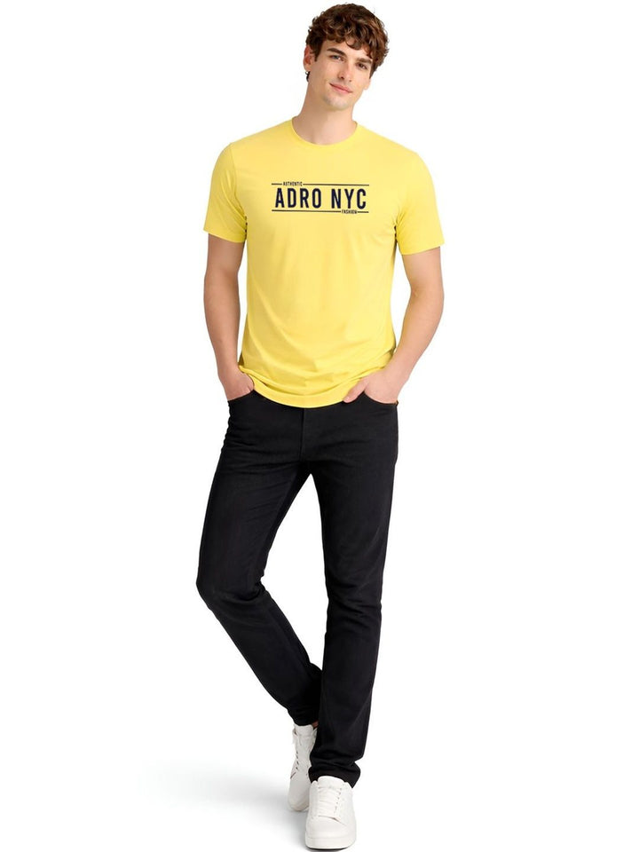 ADRO Men Typography Printed T-shirt