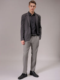 The Indian Garage Co. X Luxe Men Spread Collar Solid Slim Fit Formal Shirt