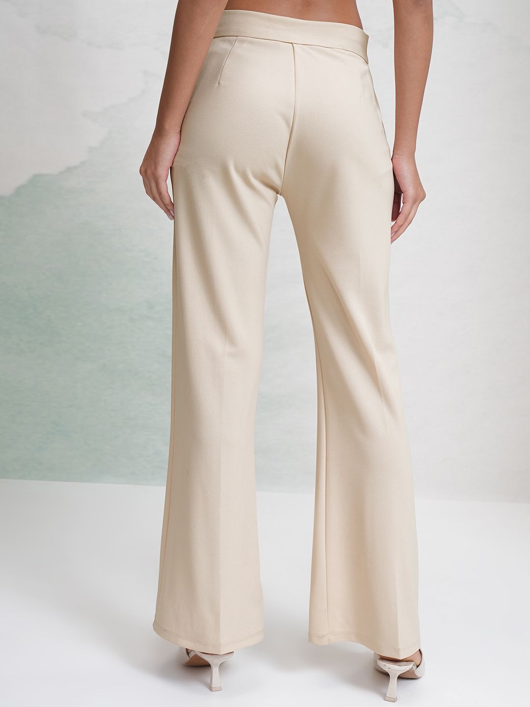 CHIC BY TOKYO TALKIES Women Solid Regular Trousers