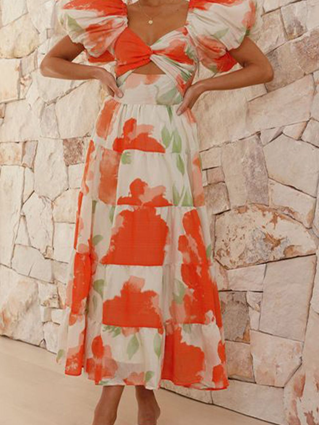 all about you Floral Print Maxi Dress