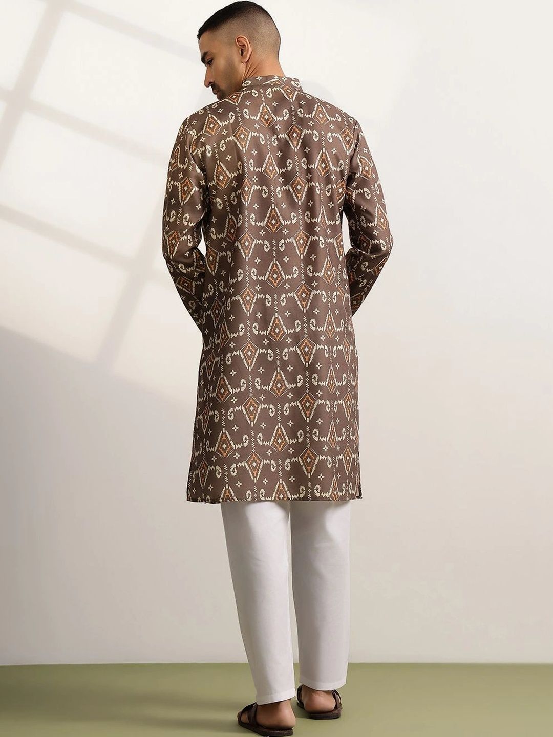 Anouk Men Printed Regular Kurta with Pyjamas