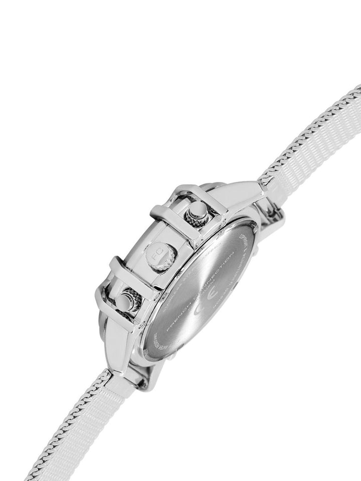 French Connection Men Stainless Steel Bracelet Style Straps Analogue Watch FCH003USM