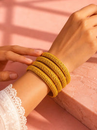 PANASH Gold-Plated Bangle