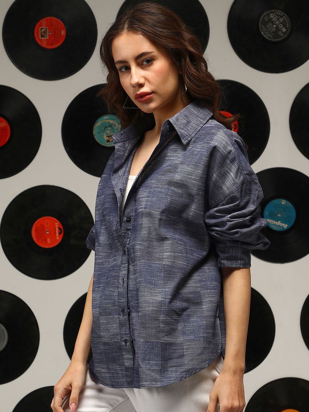 Campus Sutra Women Comfort Opaque Casual Shirt