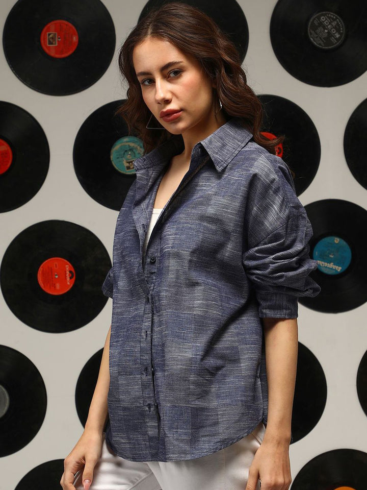 Campus Sutra Women Comfort Opaque Casual Shirt