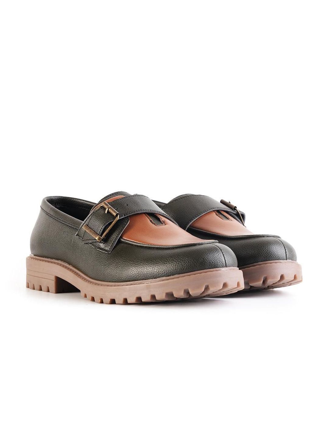MONKSTORY Men Cosmopolitan Buckled Loafers