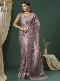Saree mall Embellished Gotta Patti Organza Sarees