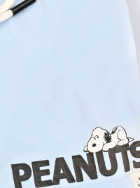 Happy Faces Boys Peanuts Printed Cotton Shorts