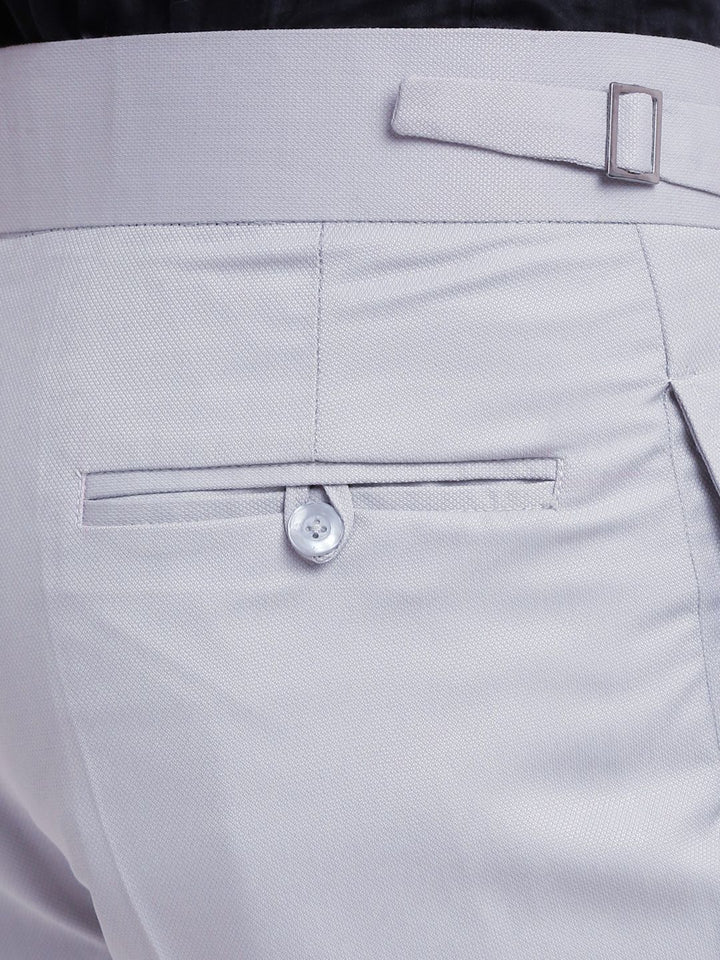 KLOTTHE Men Slim Fit Easy Wash Pleated Trousers