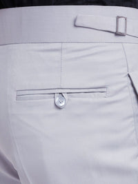 KLOTTHE Men Slim Fit Easy Wash Pleated Trousers