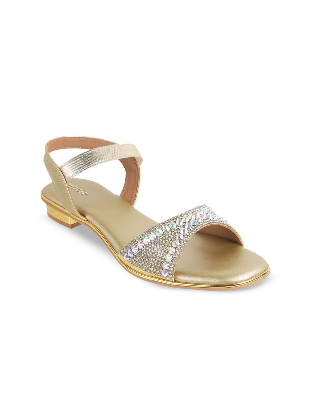 Mochi Women Embellished Block Heel Sandals