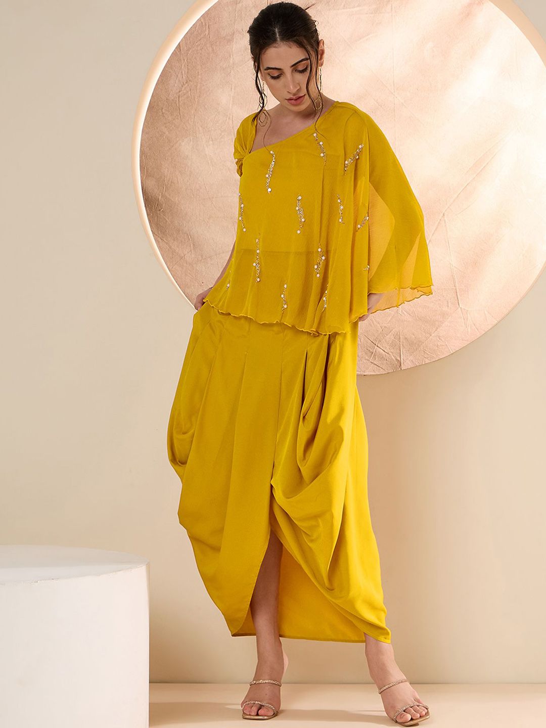 Antheaa Embellished Top & Trouser