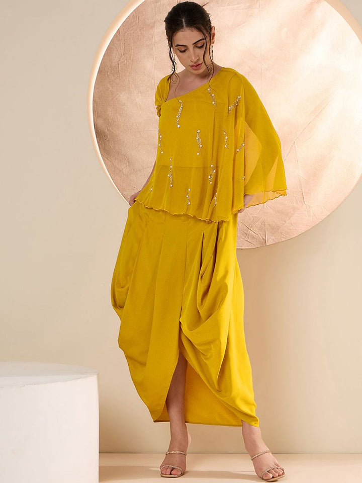 Antheaa Embellished Top & Trouser