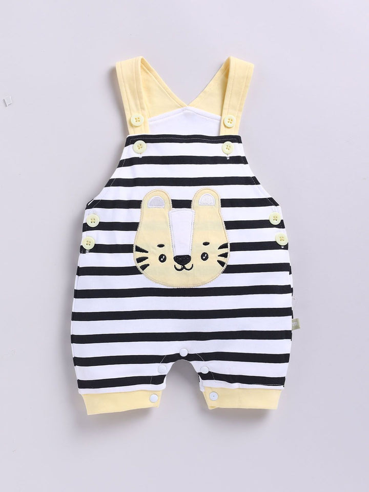Moms Love Infant Boys Pure Cotton Striped Rompers