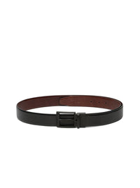 Teakwood Leathers Men Textured Leather Reversible Belt