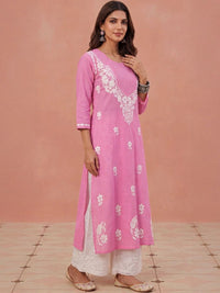 House of Chikankari Women Ethnic Motifs Embroidered Chikankari Kurta
