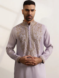 Anouk Men Ethnic Motifs Embroidered Regular Thread Work Kurta with Trousers