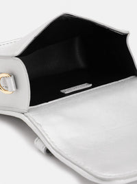 DressBerry Textured Structured Satchel