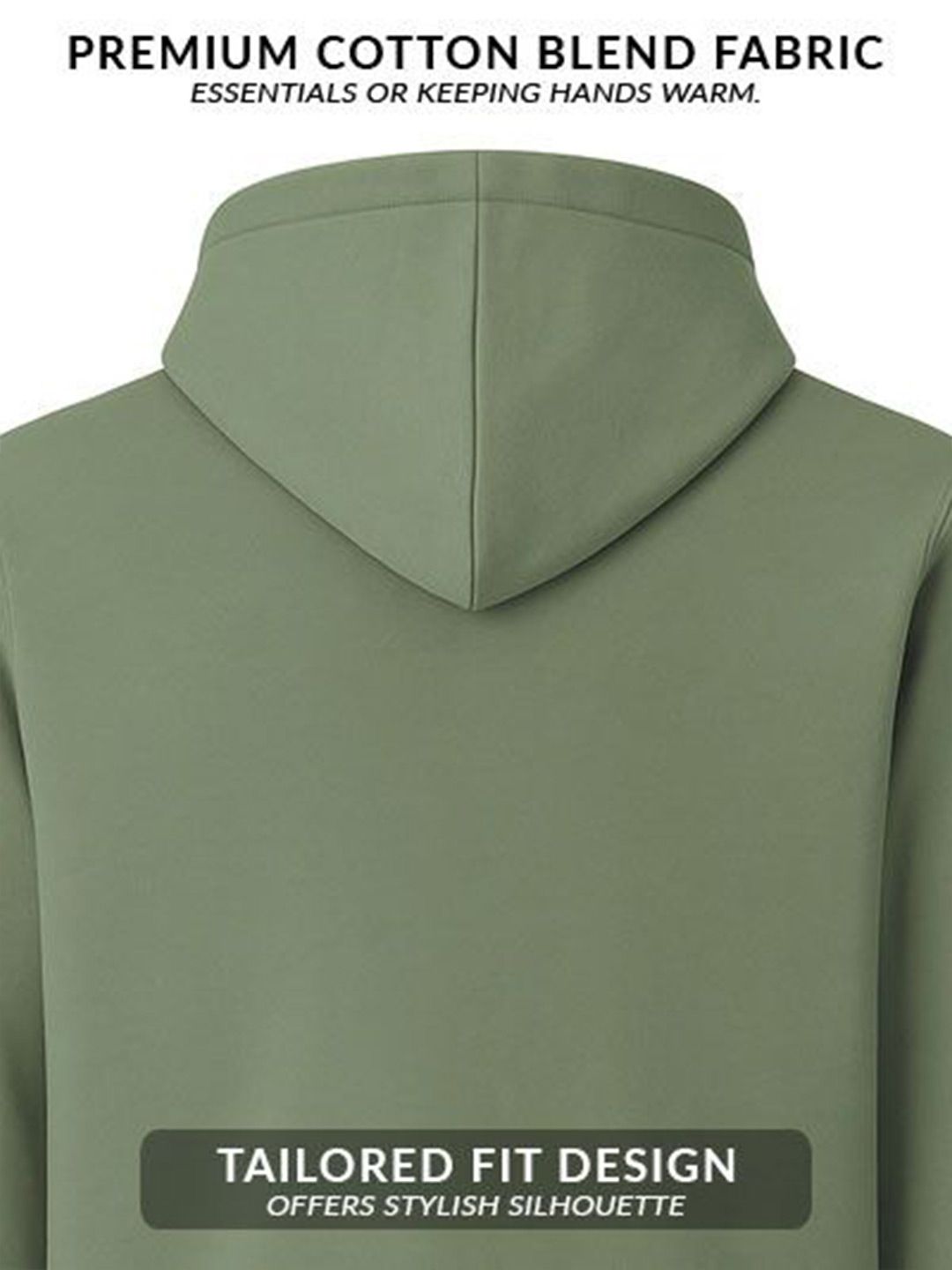 ADRO Men Printed Hooded Sweatshirt