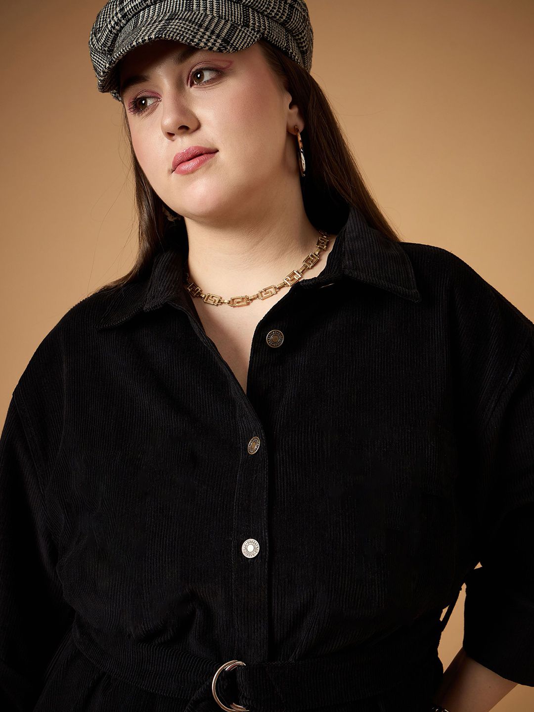 SASSAFRAS Curve Shirt Dress