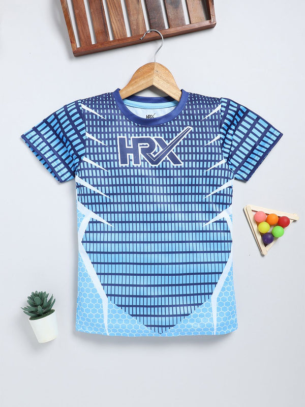 HRX by Hrithik Roshan Boys Geometric Printed T-shirt