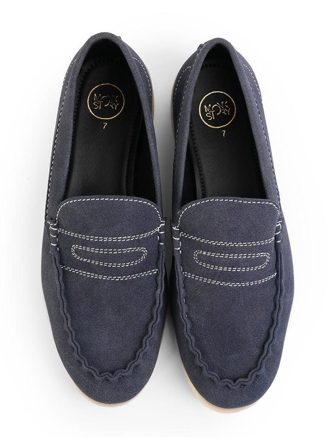 MONKSTORY Lelaki PU Loafers