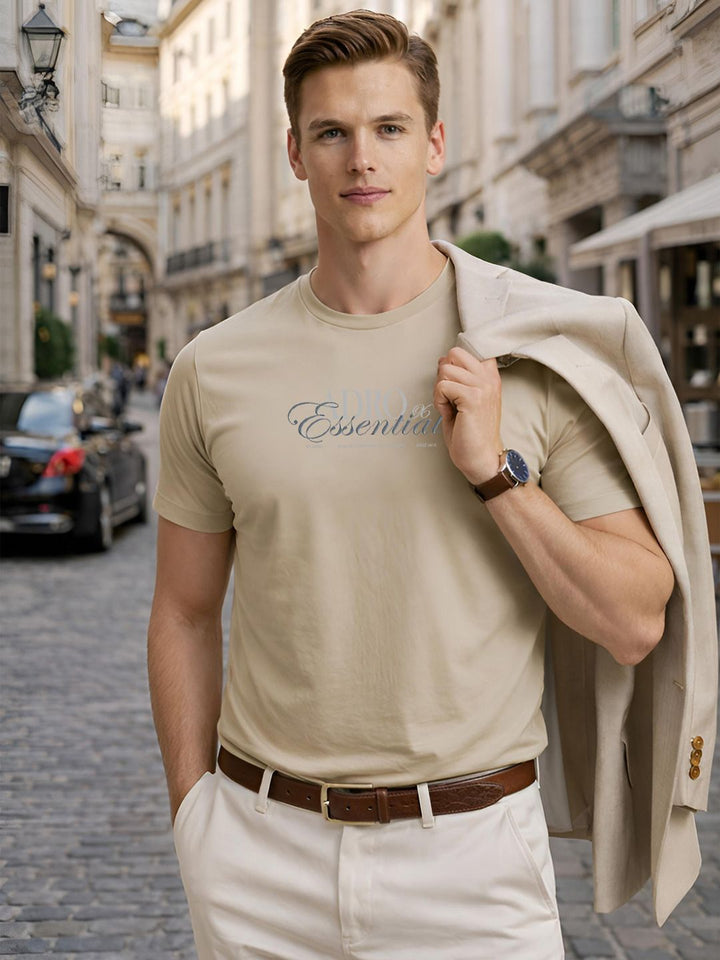 ADRO Men Typography Printed T-shirt