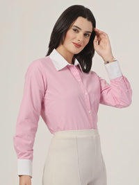 Style Quotient Women Smart Fit Spread Collar Vertical Striped Formal Shirt