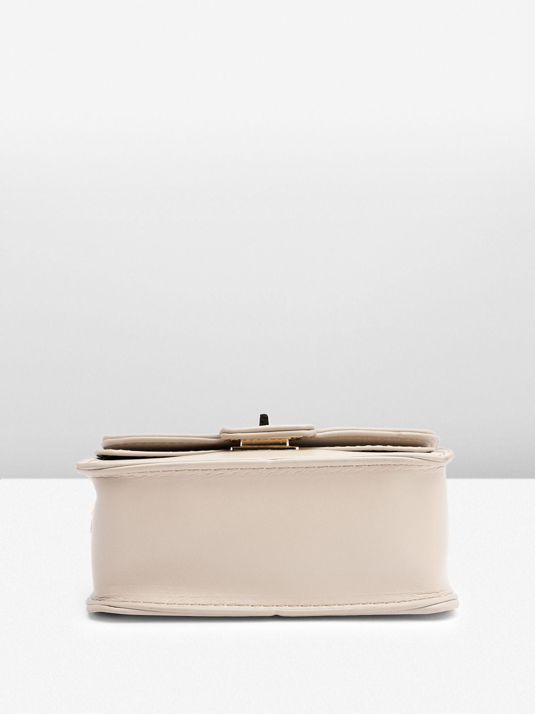 DressBerry Textured Structured Satchel Bag