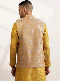Jaket Nehru Brocade Rekaan Tenunan Anouk