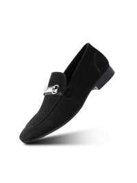 MONKSTORY Vintage Men Round Toe Horsebit Loafers