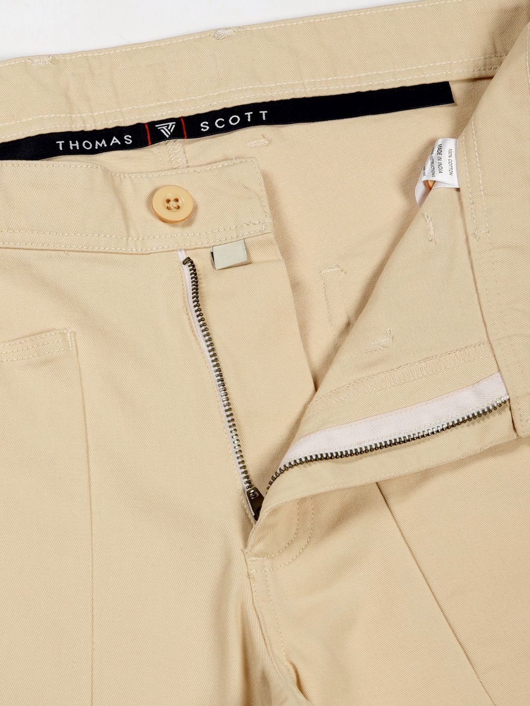 Thomas Scott Men Smart Straight Fit Easy Wash Trousers