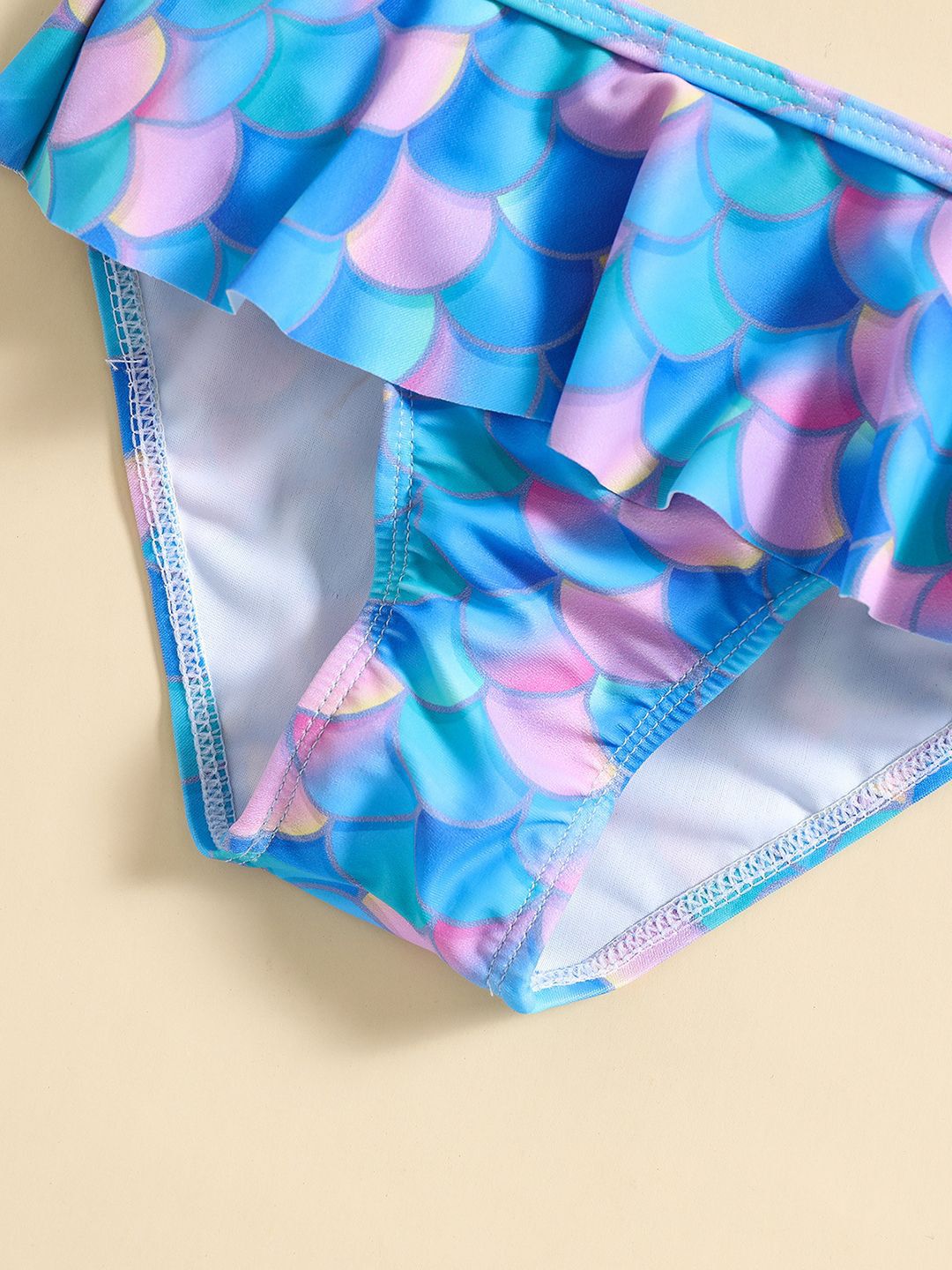 YK Girls Printed Swim Set